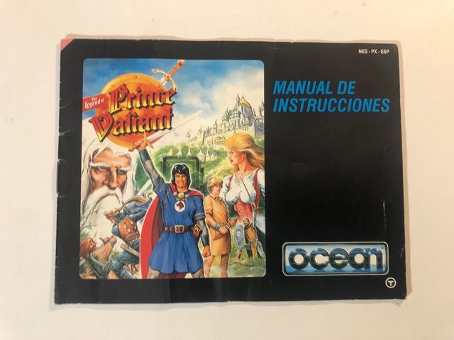 Manuale Prince Valiant NES ESP Ocean