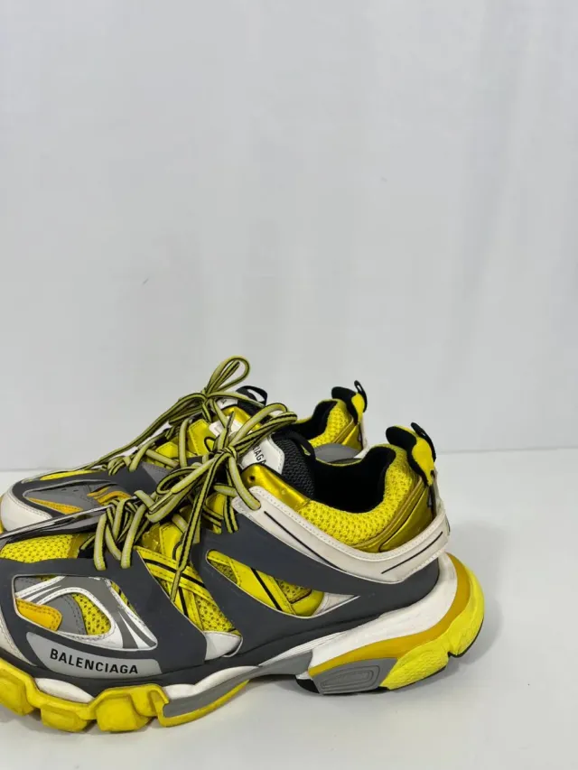Balenciaga Track Gris y Amarillo