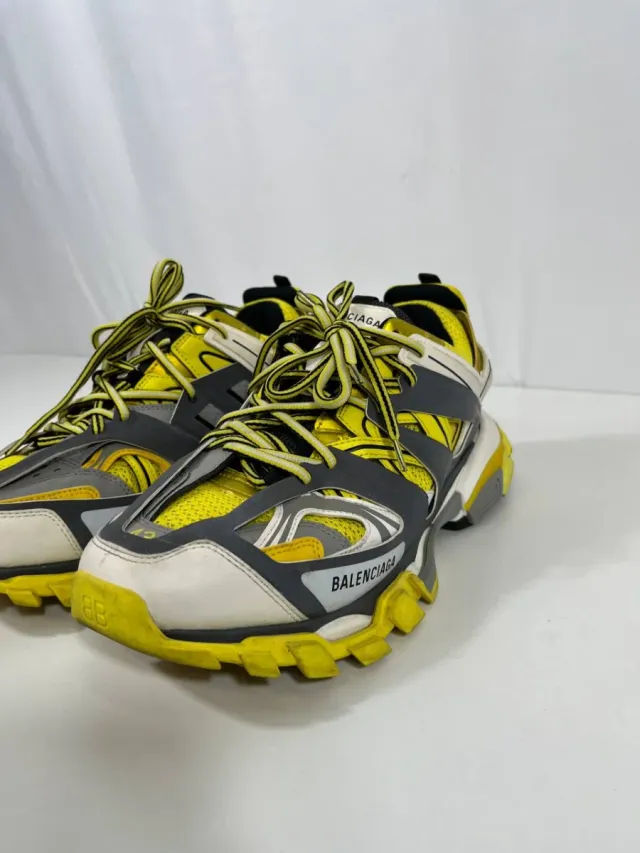 Balenciaga Track Gris y Amarillo