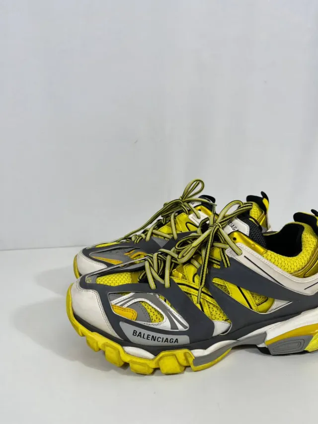 Balenciaga Track Gris y Amarillo