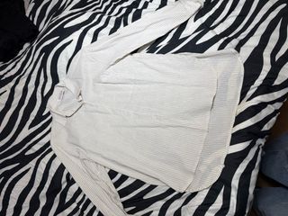 Camisa de rayas blanca