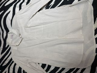 Camisa de rayas blanca