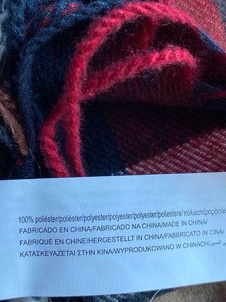 Bufanda Sfera cuadros unisex