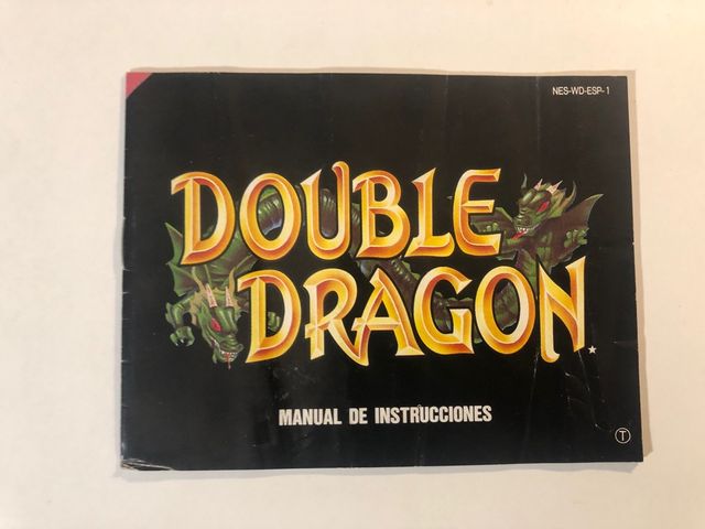 Manuale Double Dragon ESP NES Nintendo