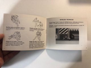 Manual Double Dragon ESP NES Nintendo