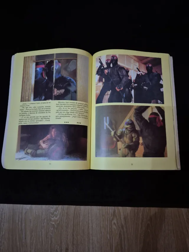 Tortugas Ninja Libro de la pelicula