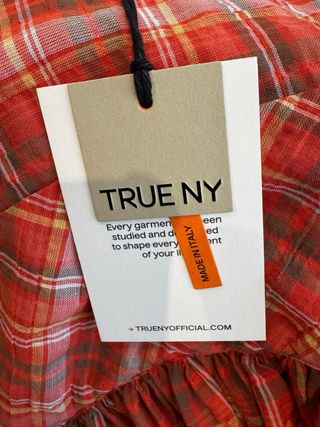 Blusa cuadros escoceses talla única.