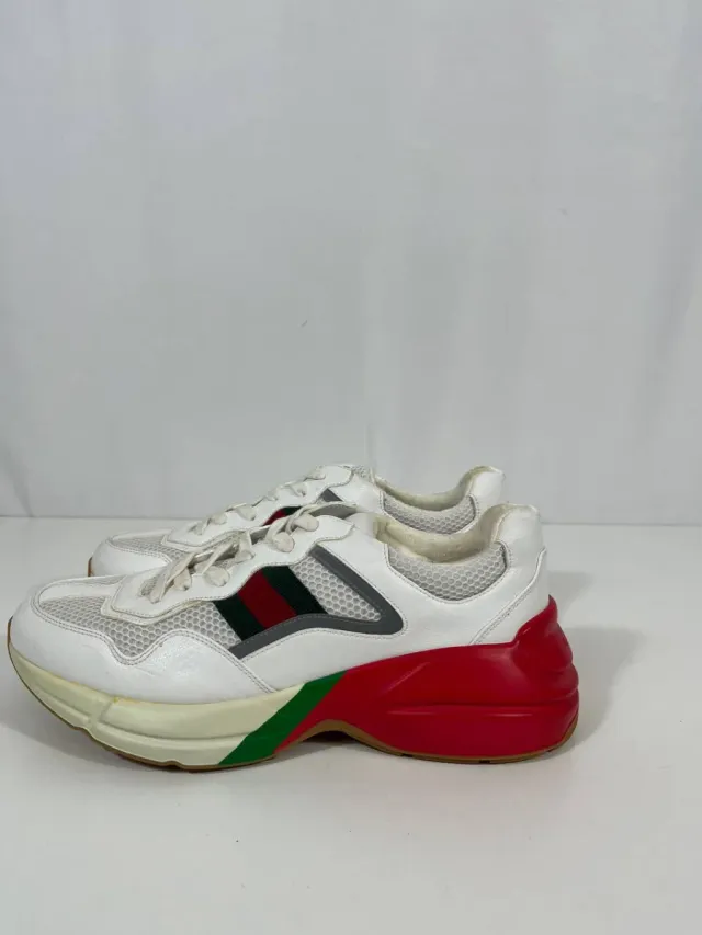 Zapatillas Gucci Rhyton Blancas y Rojas