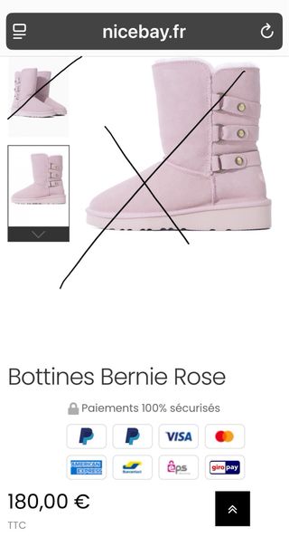 Botas piel Nicebay Talla 38 Marrón