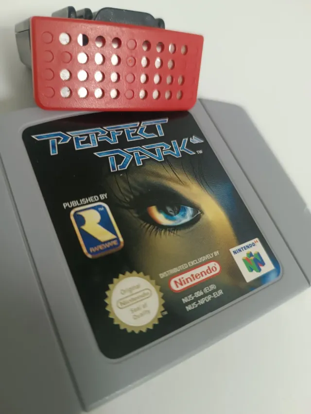 Expansión Pak + Perfect Dark. Nintendo 64