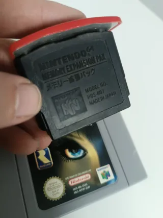 Pacchetto Espansione Pak + Perfect Dark. Nintendo 64