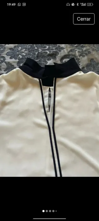 Lote 2 blusas verde y blanca