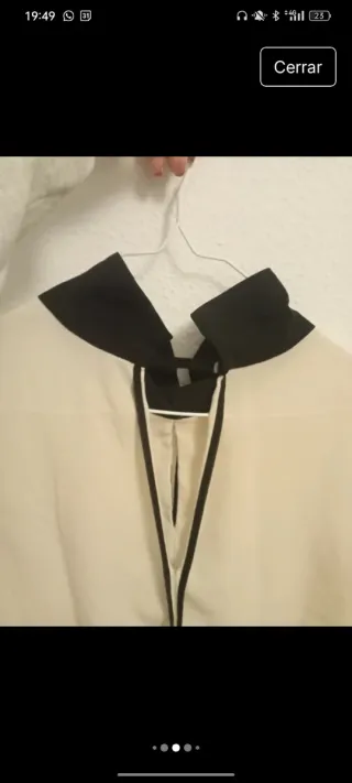 Lote 2 blusas verde y blanca