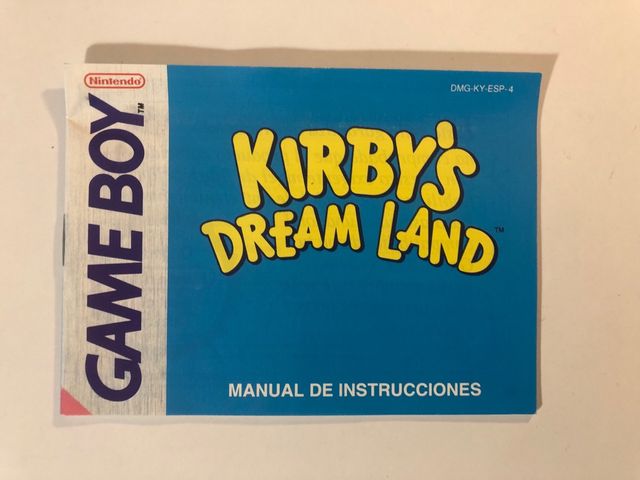 Manuale Kirby's Dream Land GB (Spagnolo)