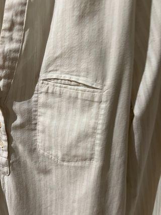 Blusa Beige Rayas Massimo Dutti