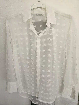 Camisa Blanca Plumeti