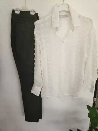 Camisa Blanca Plumeti