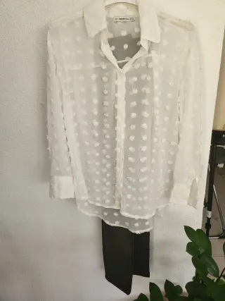 Camisa Blanca Plumeti