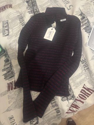 Jersey fino multicolor talla única