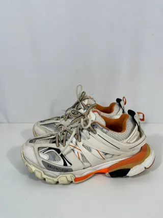 Balenciaga Track Sneakers Naranja Blanco