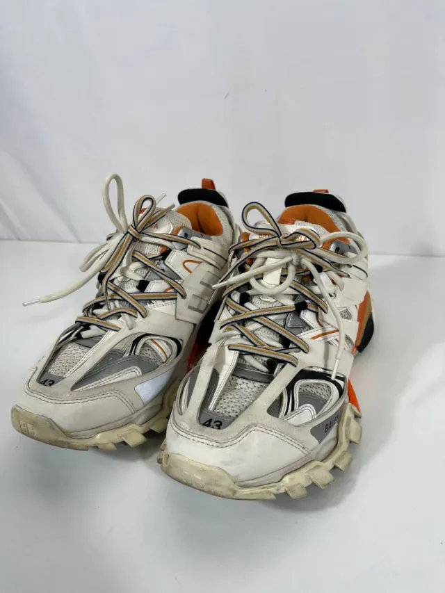 Balenciaga Track Sneakers Naranja Blanco