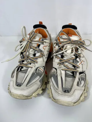 Balenciaga Track Sneakers Naranja Blanco