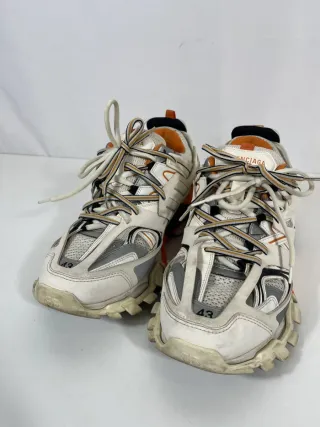 Balenciaga Track Sneakers Naranja Blanco