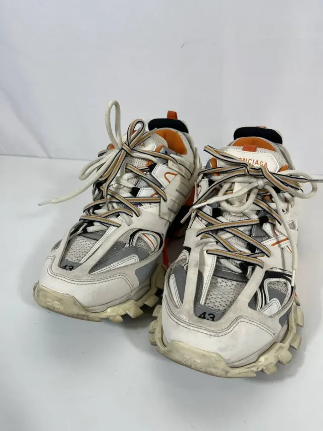 Balenciaga Track Sneakers Naranja Blanco