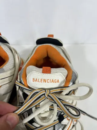 Balenciaga Track Sneakers Naranja Blanco
