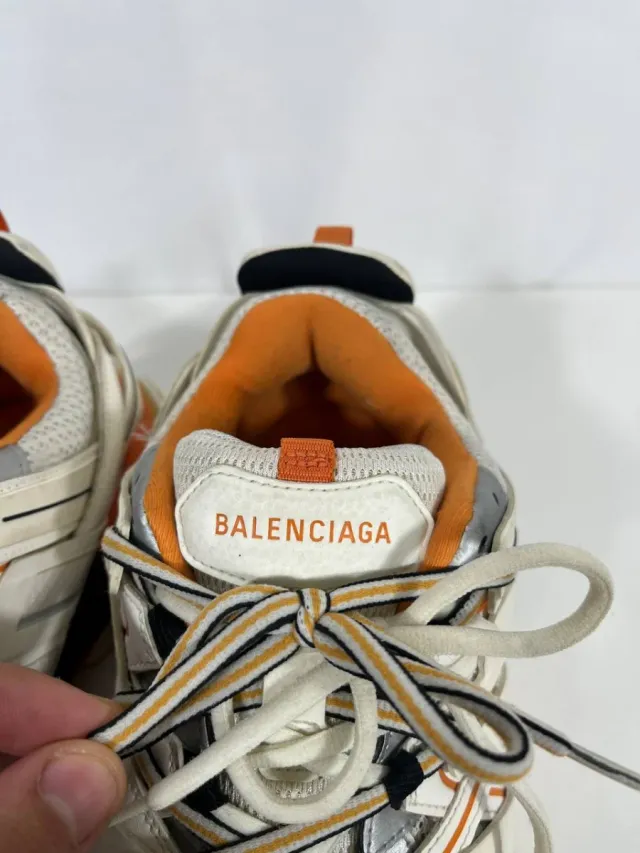 Balenciaga Track Sneakers Naranja Blanco