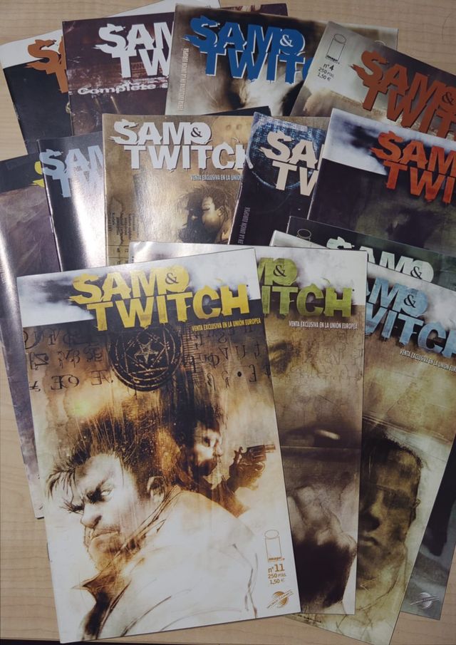Comics Sam&amp;Twitch vol.1 y 2 (23 comics)