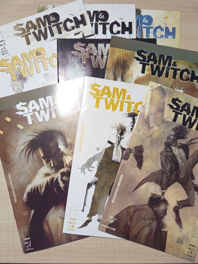 Comics Sam&amp;Twitch vol.1 y 2 (23 comics)