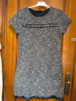 Vestido Cortefiel fiesta corto tweed