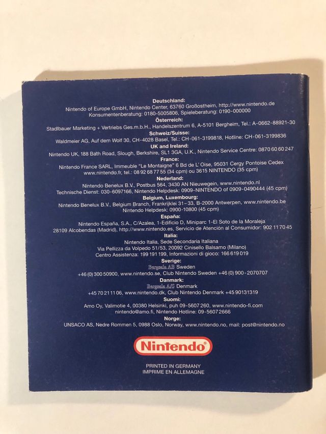 Manuale Kirby Nightmare in Dream Land GBA