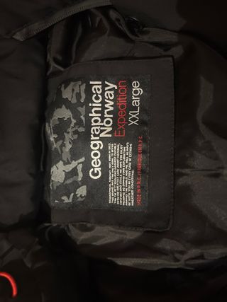 Chaqueta Geographical Norway Negra