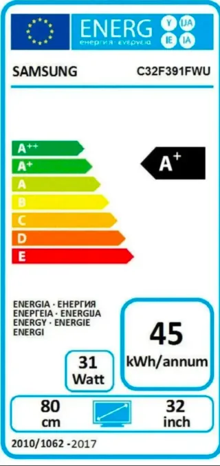 Monitor Samsung 32 FHD Curvo Blanco