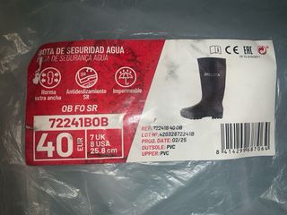 Botas de agua Bellota negras