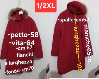 Cappotto Piumino Flight Rosso XL