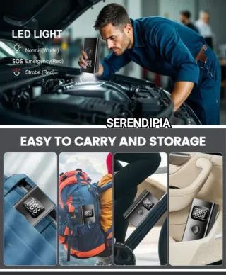 ARRANCADOR COMPRESOR DE COCHE POWER BANK