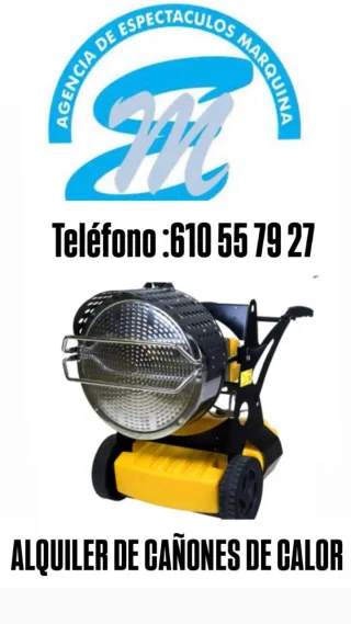 Alquiler cañones de calor