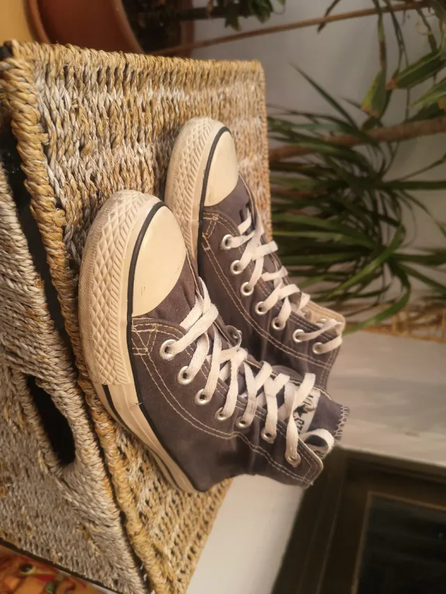 Converse All Star Grigie Taglia 39