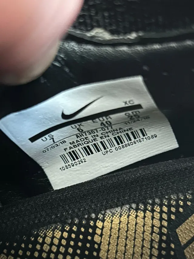 Botas de fútbol Nike Mercurial Superfly, talla 40