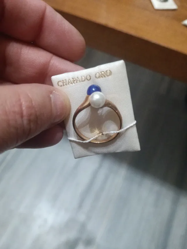 Anillo Chapado Oro Antialérgico