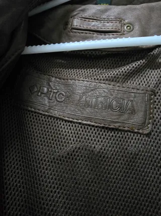 Cazadora de piel auténtica Barbany marrón, hombre