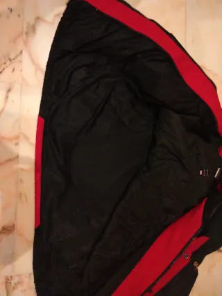 Chaqueta Moto Garibaldi Negra y Roja Talla 52