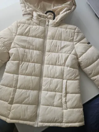 Plumífero Pepe Jeans crudo niña T. XS