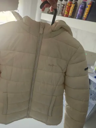 Plumífero Pepe Jeans crudo niña T. XS