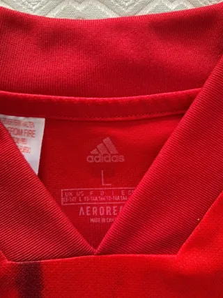 Equipación selección española de fútbol, de Adidas