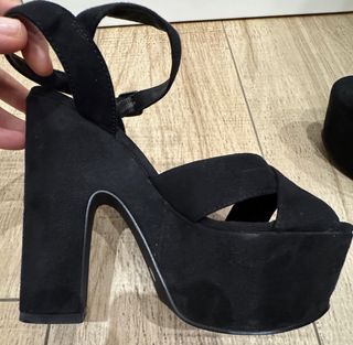 Sandalias Plataforma La Sposa Negras
