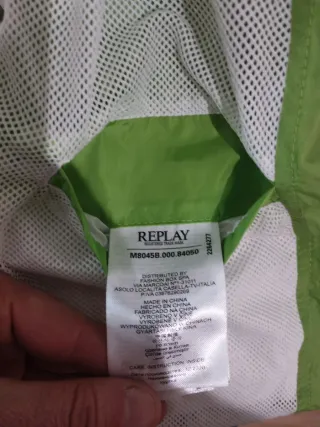 Chubasquero Replay Verde